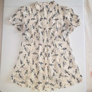 🌟Kirra Bird Blouse - Women L